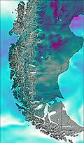 Southern Andes wind forecast for this period
