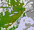 Appalachians and Great Lakes cloud forecast for this period