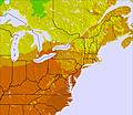 Appalachians and Great Lakes temperature forecast for this period