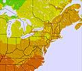 Appalachians and Great Lakes temperature forecast for this period