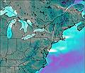 Appalachians and Great Lakes wind forecast for this period