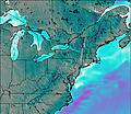 Appalachians and Great Lakes wind forecast for this period