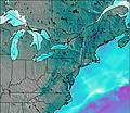 Appalachians and Great Lakes wind forecast for this period