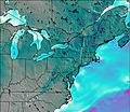 Appalachians and Great Lakes wind forecast for this period