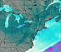 Appalachians and Great Lakes wind forecast for this period