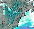 Appalachians and Great Lakes wind forecast for this period