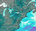 Appalachians and Great Lakes wind forecast for this period