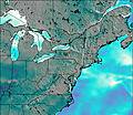 Appalachians and Great Lakes wind forecast for this period