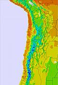 Bolivia temperature forecast for this period