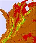 Colombia temperature forecast for this period