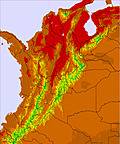 Colombia temperature forecast for this period