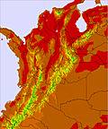 Colombia temperature forecast for this period