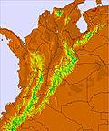 Colombia temperature forecast for this period