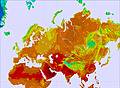 Eurasia temperature forecast for this period