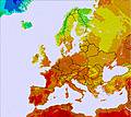 Europe-wide temperature forecast for this period