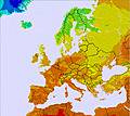 Europe-wide temperature forecast for this period