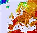Europe-wide temperature forecast for this period