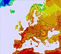 Europe-wide temperature forecast for this period