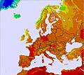 Europe-wide temperature forecast for this period