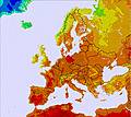 Europe-wide temperature forecast for this period