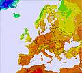 Europe-wide temperature forecast for this period