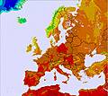 Europe-wide temperature forecast for this period