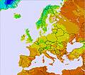 Europe-wide temperature forecast for this period