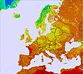 Europe-wide temperature forecast for this period