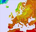 Europe-wide temperature forecast for this period