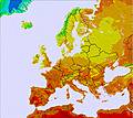 Europe-wide temperature forecast for this period