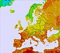 Europe-wide temperature forecast for this period