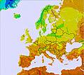 Europe-wide temperature forecast for this period