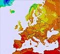 Europe-wide temperature forecast for this period