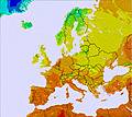 Europe-wide temperature forecast for this period