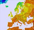Europe-wide temperature forecast for this period