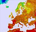 Europe-wide temperature forecast for this period