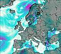 Europe-wide wind forecast for this period