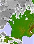 France cloud forecast for this period