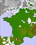 France cloud forecast for this period