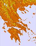 Greece temperature forecast for this period