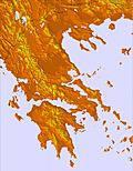 Greece temperature forecast for this period