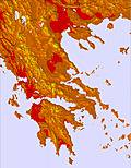 Greece temperature forecast for this period