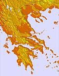 Greece temperature forecast for this period