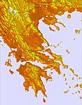 Greece temperature forecast for this period
