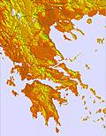 Greece temperature forecast for this period