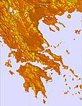 Greece temperature forecast for this period