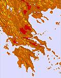 Greece temperature forecast for this period