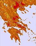 Greece temperature forecast for this period