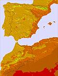 Spain temperature forecast for this period