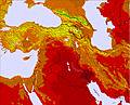Middle East temperature forecast for this period